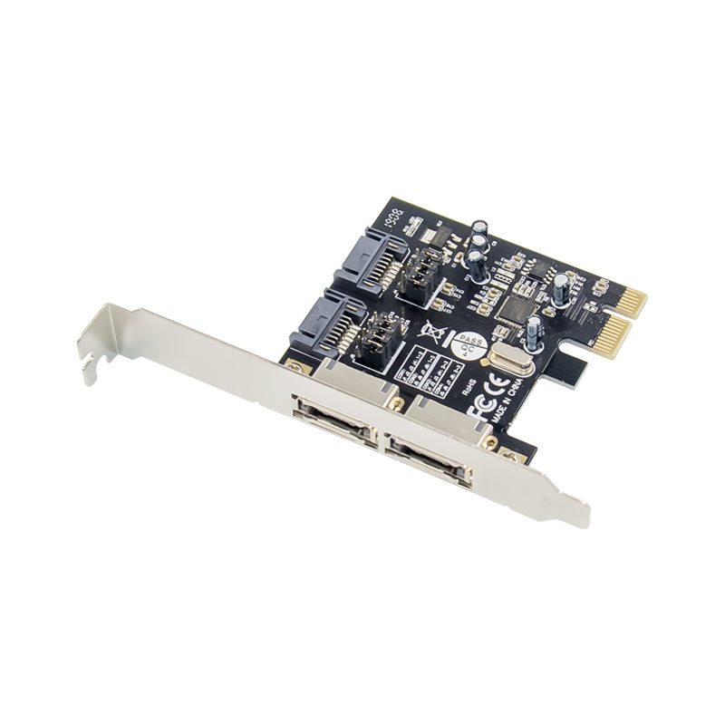 PCI-E ASM1061 X1 4 Port SATA 6G Expansion Card 4 Channel SATA-3 Hard Disk Conversion Card