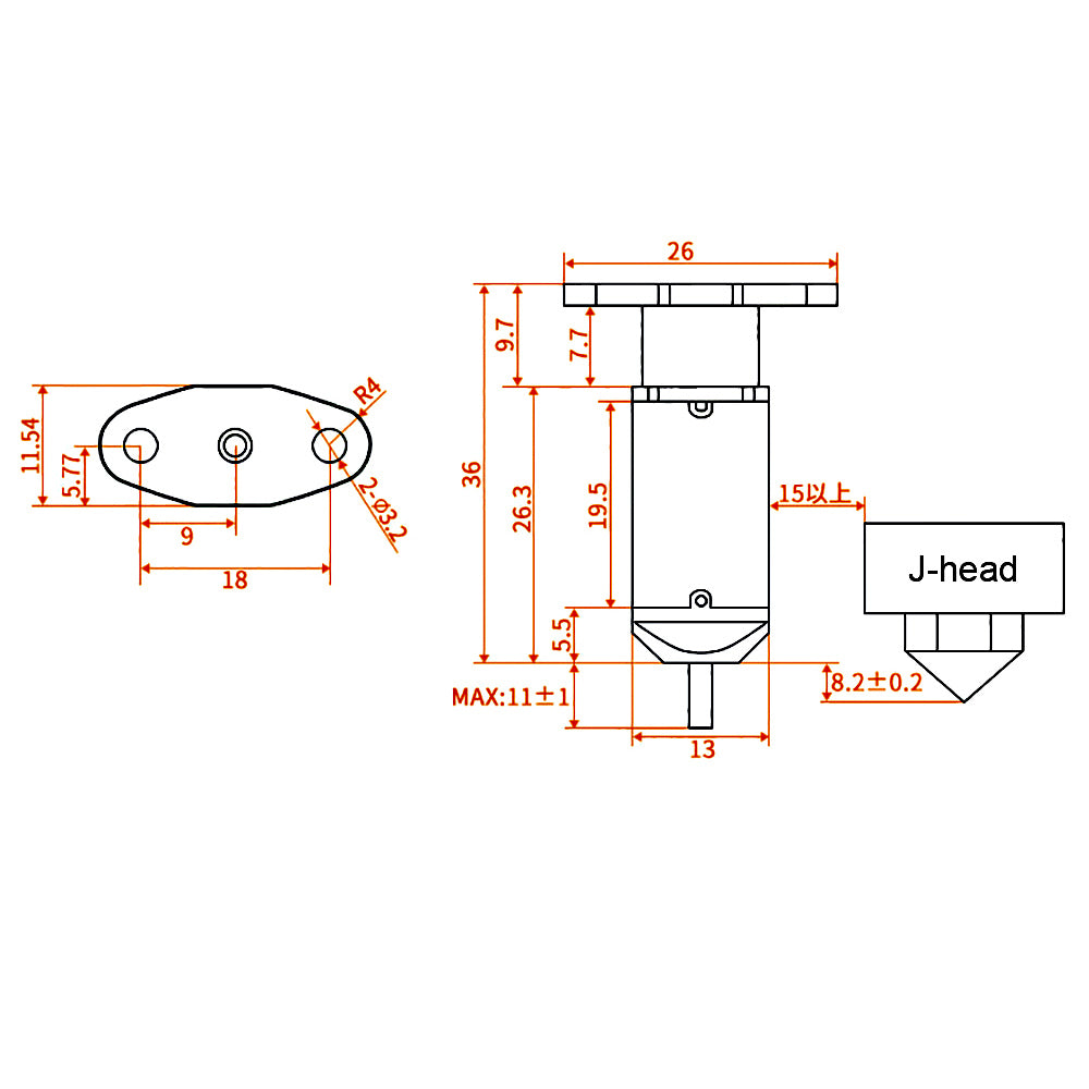 3D Touch Auto Leveling Sensor 3D Printer Accessories Auto Bed Leveling Sensor