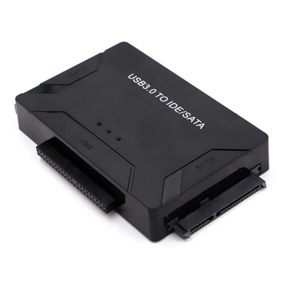 USB3.0 Hard Drive Adapter USB3.0 to SATA / IDE Converter with Power Switch Multifunctional Easy Drive Cable - EU Plug