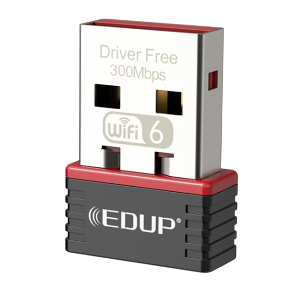 Edup EP-A300 USB Network Card High Speed Adapter 300Mbps WiFi6 USB Adapter Wireless Transmitter Receiver