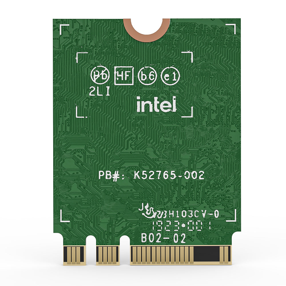 Uniqkart WS-WN675X3M-A Blutooth 5.2 5400Mbps Network Adapter 2.4GHz / 5GHz / 6GHz Tri-Band Wi-Fi 6E Network Card Module for Laptop