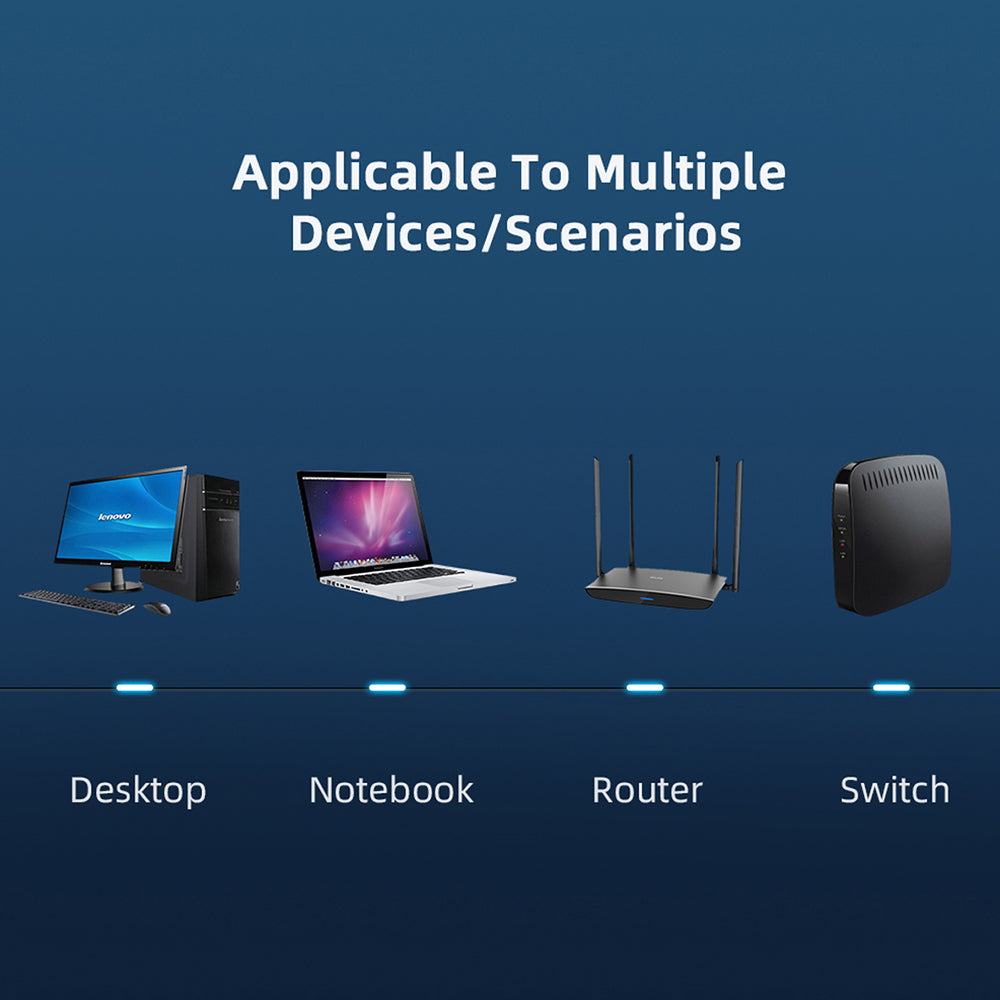 UT-019-1.0M RJ45 Male to Cat6 Male 8P8C UTP Stretch Coiled Cable LAN Ethernet Network Patch Cord 100cm