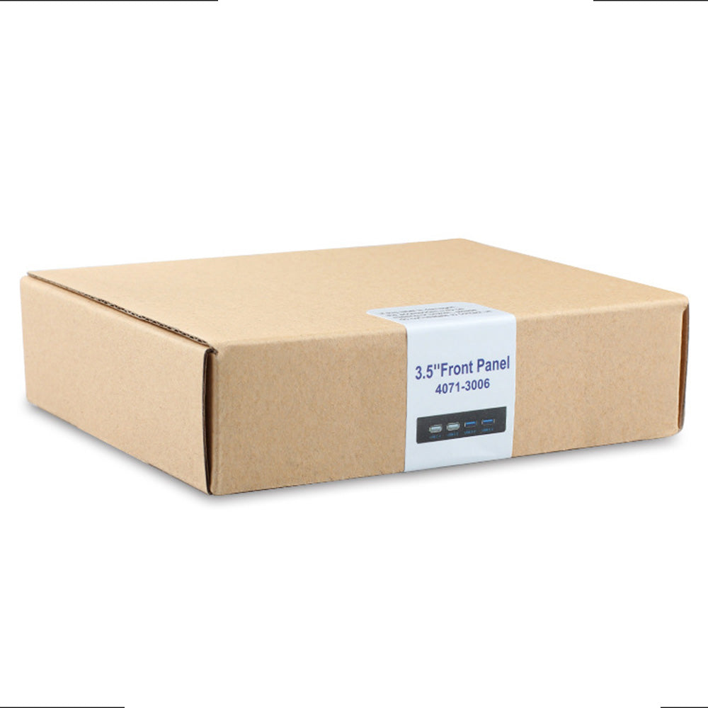 3.5 Inch Front Panel 2-port USB 3.0 2-port USB 2.0 Adapter Expansion Board for DIY Computer Case