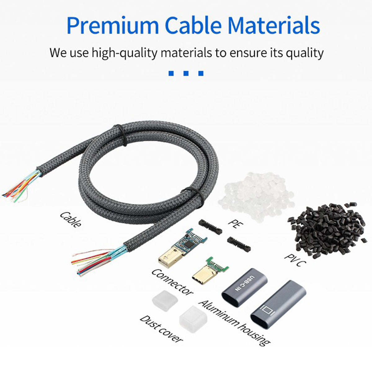 4K 60Hz USB C to Mini DisplayPort Cable Converter Gold-plated Braided Cable for MacBook 12/Samsung Galaxy S8 S9 S10 Note 10 (2m)