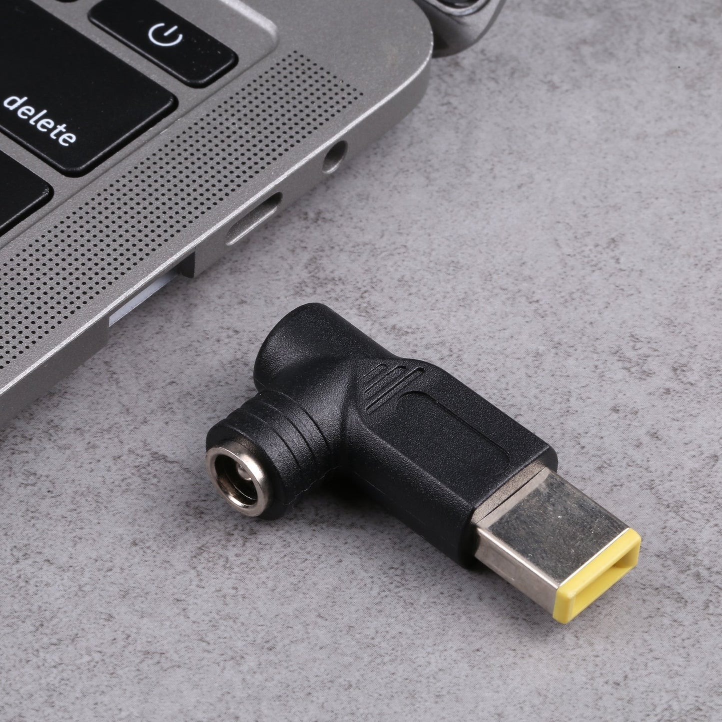 240W Big Square Male to 5.5x2.5mm Female DC Converter Right Angle Plug for Lenovo Laptop