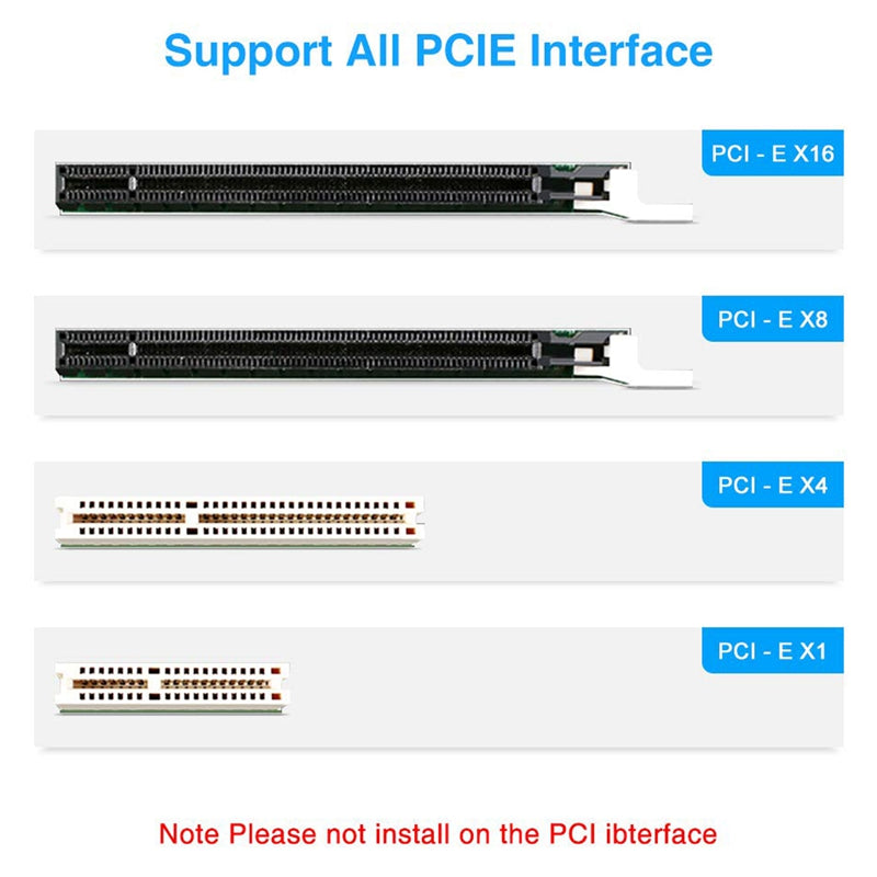 Desktop Computer USB3.0 Express Card Adapter PCI-E to USB3.0 Expansion Card Rear 4-port USB NEC Free Power Supply