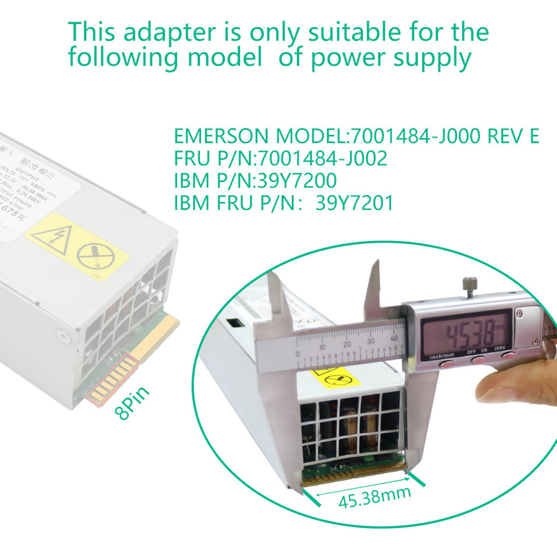 Power Breakout Board Adapter 12-port 12V PSU Server Breakout Board with 12 ATX 6-pin Power Connector/LED Display