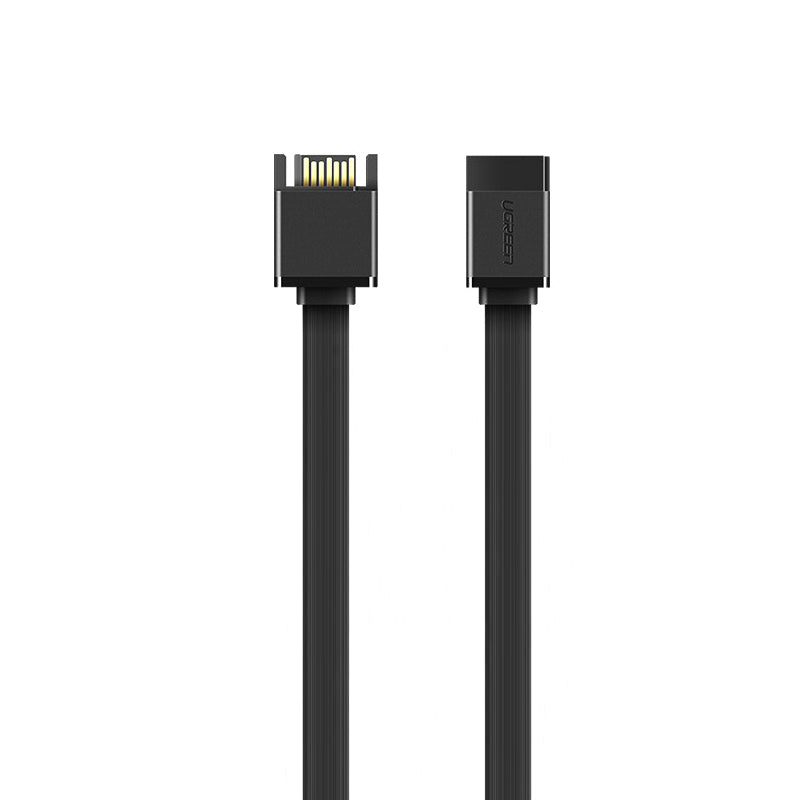 Uniqkart 50399 0.5m SATA 3.0 High Speed Male to Female Extension Cable Hard Disk Optical Drive Cord