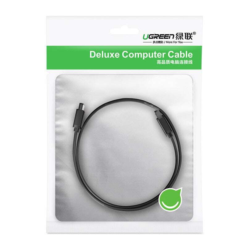 Uniqkart 50399 0.5m SATA 3.0 High Speed Male to Female Extension Cable Hard Disk Optical Drive Cord