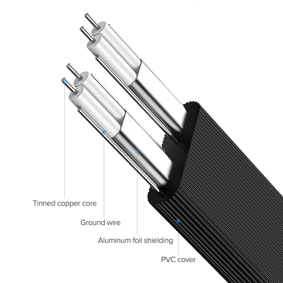 Uniqkart 70417 0.25m SATA III Cable 6Gbps Straight Data Cable SATA 3.0 with Locking Latch for HDD/SSD/CD and DVD Drives