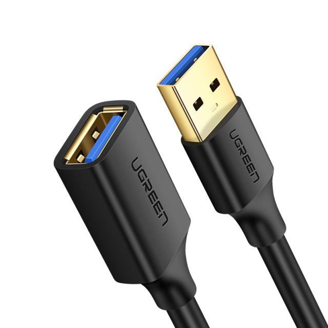 Uniqkart 10368 1m USB 3.0 Extension Cable Male to Female High Speed Data Transfer for Webcam USB Keyboard USB Flash Drive