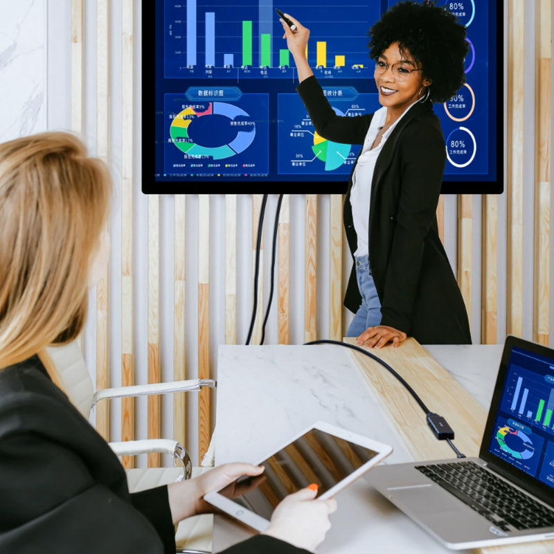 Uniqkart CM070 USB-C Hub 5 in 1 USB C to 2 USB2.0+HD+USB3.0+60W PD Charging Docking Station USB-C Splitter Hub