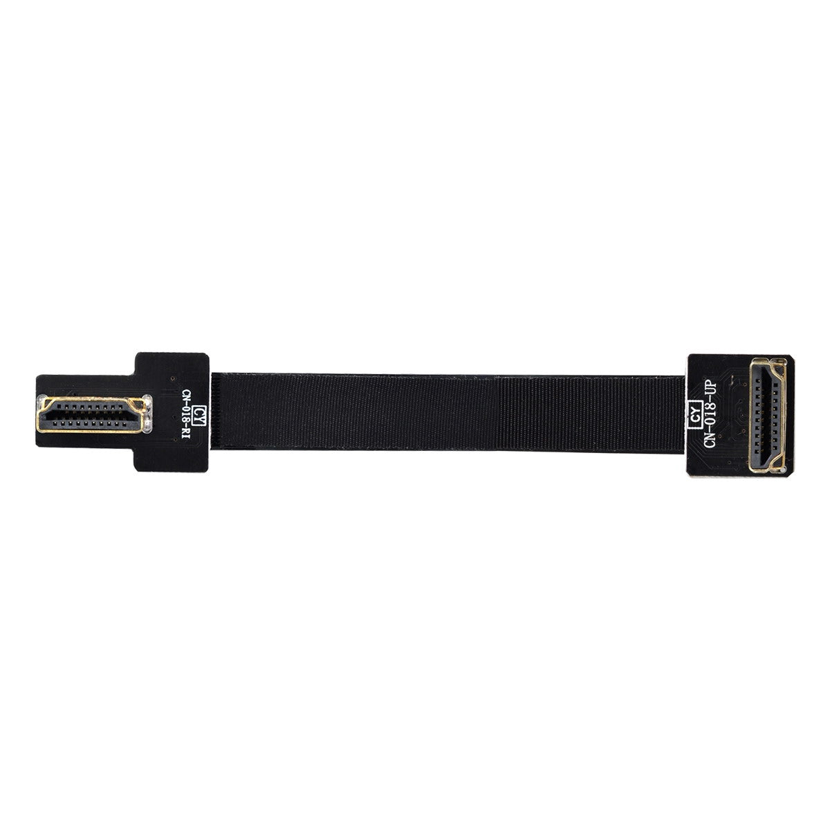 HD-206-RU-0.2M CN-018-RI/CN-018-UP/CN-019-0.2M Up Angled to Right Angled FPV HDMI Type A Male to HDMI Male HDTV FPC Flat Cable