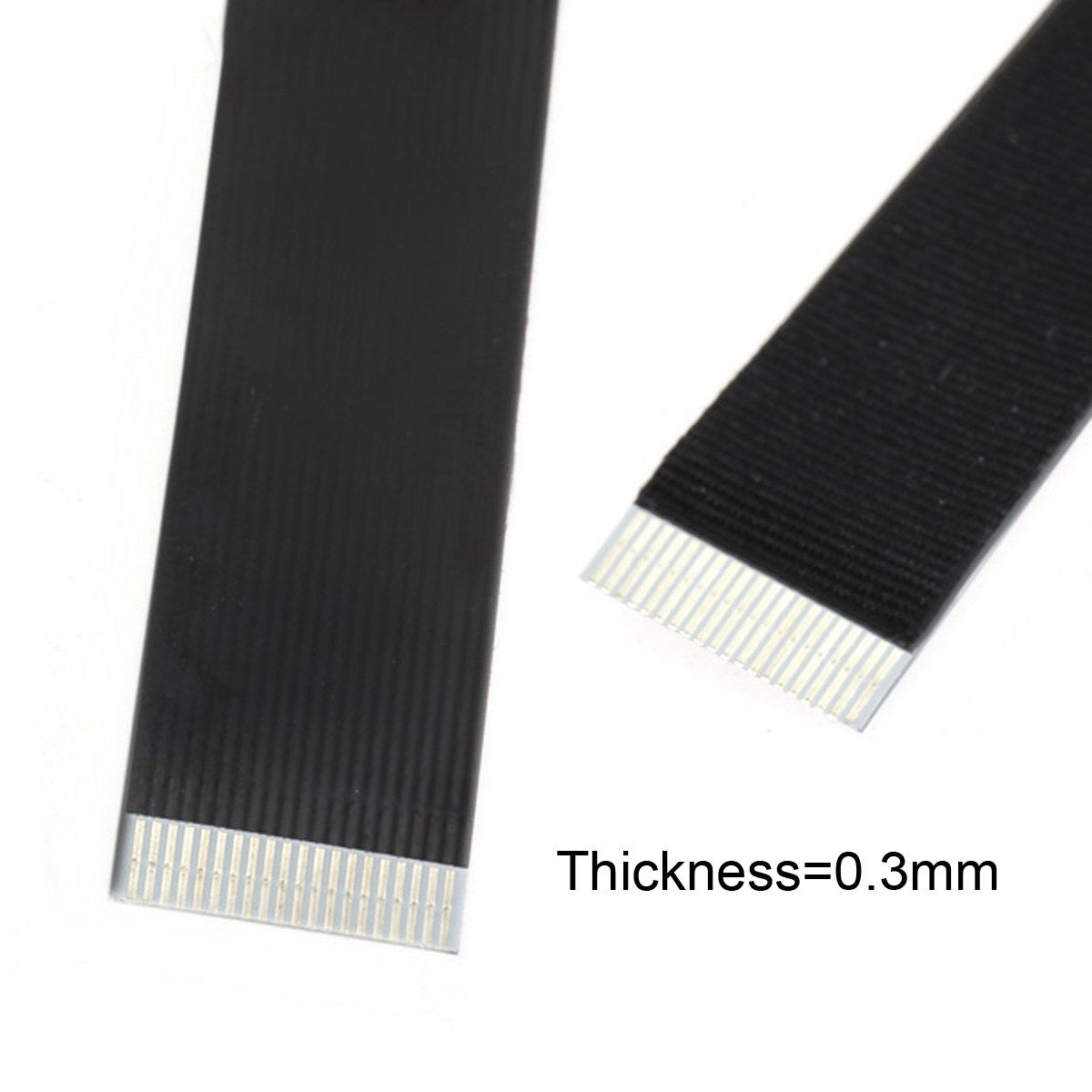 U2-031-BK-0.2M CN-011-MA/CN-011-MA/CN-019-0.2M USB 2.0 Type-A Male to Male Data Transfer Flat FPC Cable for FPV/Disk/Scanner/Printer