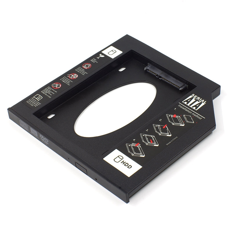2.5 Inch Laptop SSD Holder Internal Hard Disk Drive Mounting Bracket Holder (Plastic) - 9.5mm