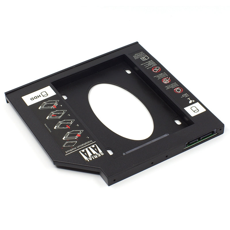 2.5 Inch Laptop SSD Holder Internal Hard Disk Drive Mounting Bracket Holder (Plastic) - 9.5mm