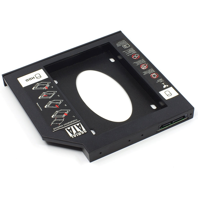 2.5 Inch Laptop SSD Holder Internal Hard Disk Drive Mounting Bracket Holder (Plastic) - 12.7mm