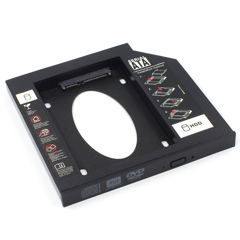 2.5 Inch Laptop SSD Holder Internal Hard Disk Drive Mounting Bracket Holder (Plastic) - 12.7mm