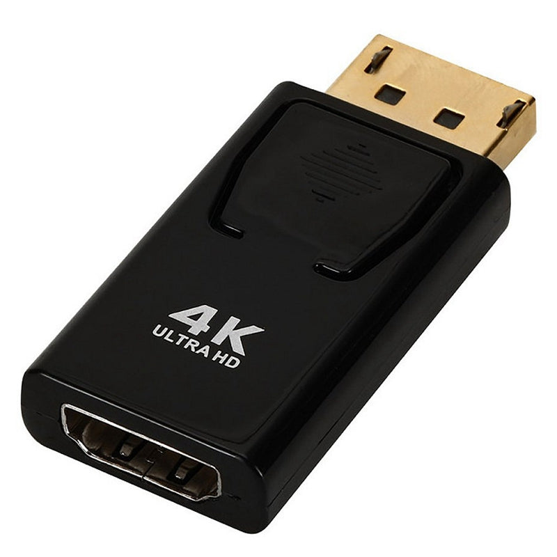 DisplayPort to HDMI Adapter, DP Male to HDMI Female Converter Support 4K UHD Video Output for Laptops Computers