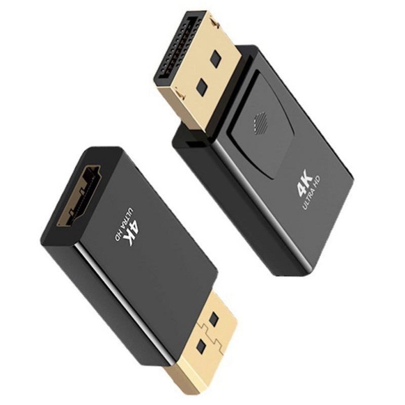 DisplayPort to HDMI Adapter, DP Male to HDMI Female Converter Support 4K UHD Video Output for Laptops Computers
