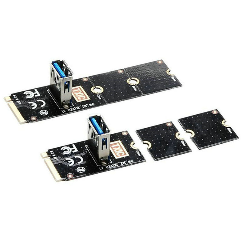 NGFF M.2 to USB3.0 Converter Adapter Graphic Card Extender PCI-E 1x to 16x Transfer Card Mining Riser Card