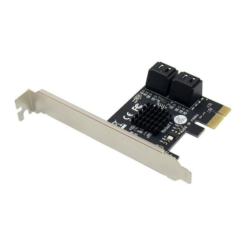 SATA PCIe Card Adapter 4 Ports SATA III to PCI Express 3.0 X1 Controller Expansion Card for HDD