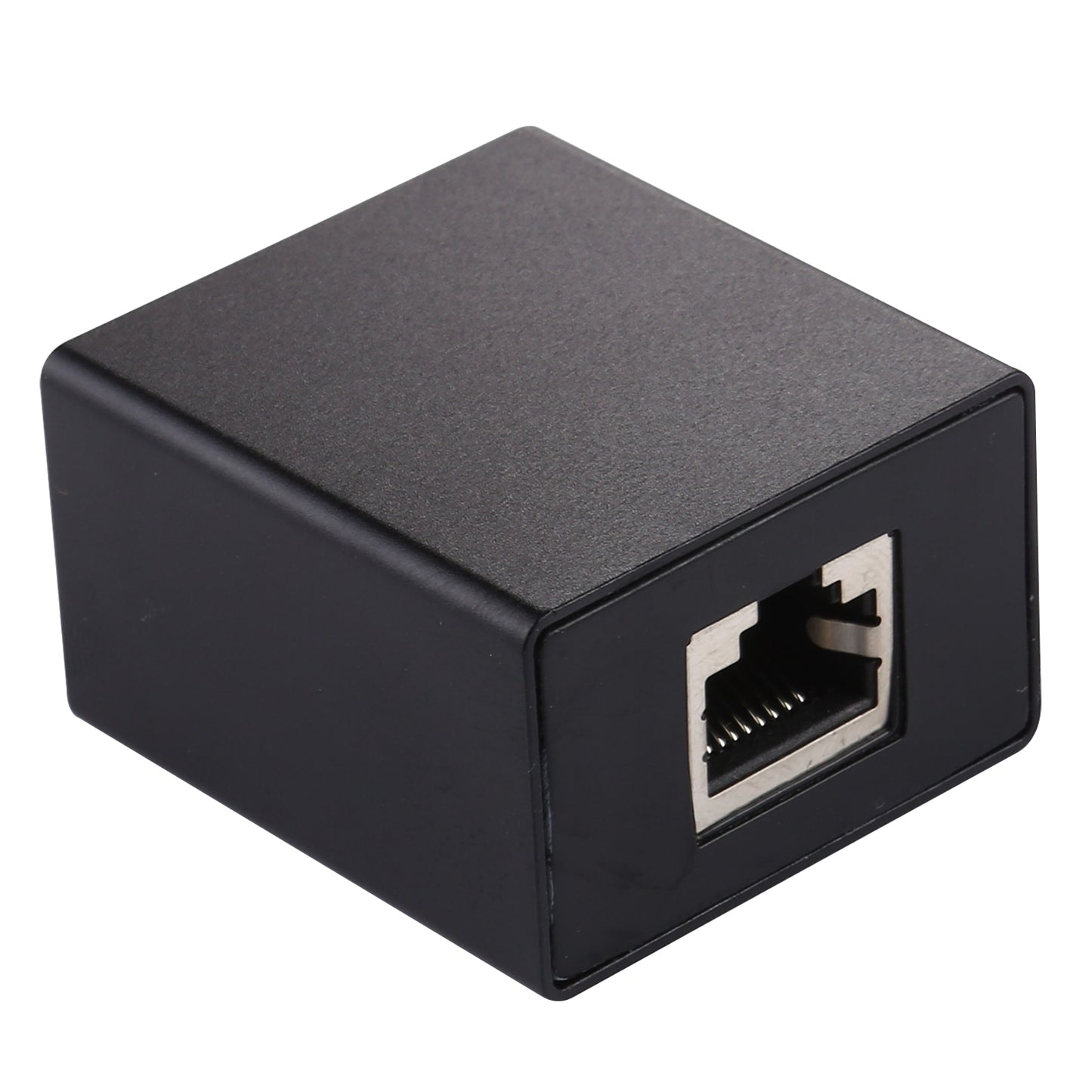 2Pcs / Set 1 to 2 RJ45 Splitter Connector Inline LAN Plugs Ethernet Cable Extender Adapter