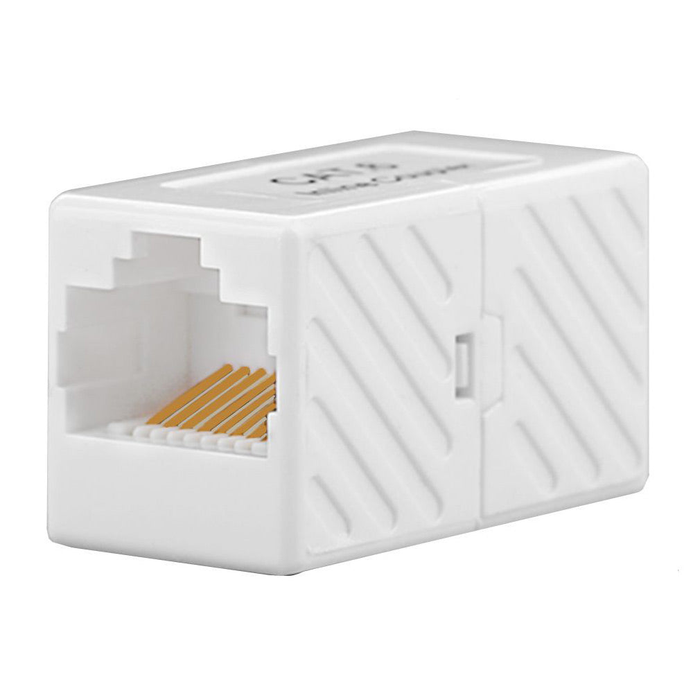 Uniqkart 1Pc RJ45 Female to Female In Line Coupler Cat6 Cat5e Cat5 Ethernet Cable Extender Adapter