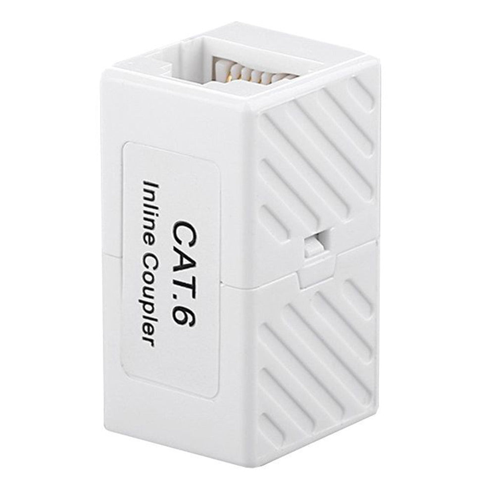 Uniqkart 1Pc RJ45 Female to Female In Line Coupler Cat6 Cat5e Cat5 Ethernet Cable Extender Adapter