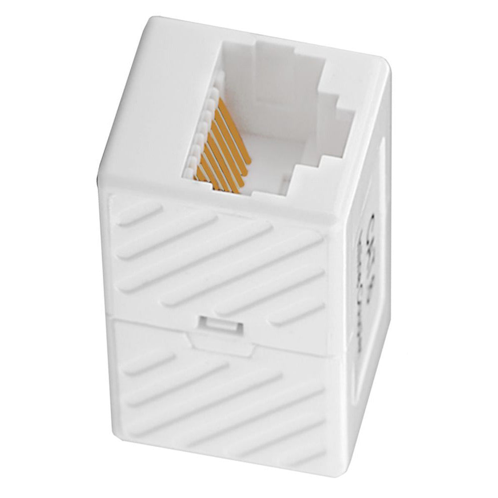Uniqkart 2Pcs Cat6 Cat5e Cat5 Ethernet Cable Extender Adapter RJ45 Female to Female In Line Coupler