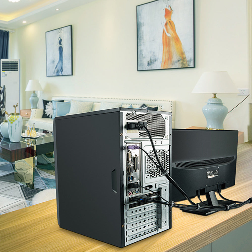 Cablecreation ct0003 60PCS 15CM Cable Ties Cord Organization Nylon Straps Wire Management Magic Tapes