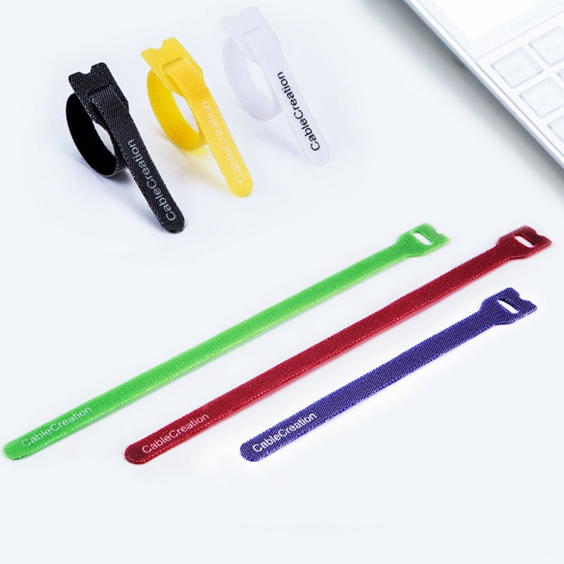 Cablecreation ct0003 60PCS 15CM Cable Ties Cord Organization Nylon Straps Wire Management Magic Tapes