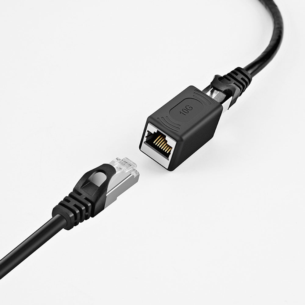 Cablecreation CL0254 Cat6A Ends Ethernet Cable Crimp Connectors Heads Gold-Plated RJ45 Network Plugs