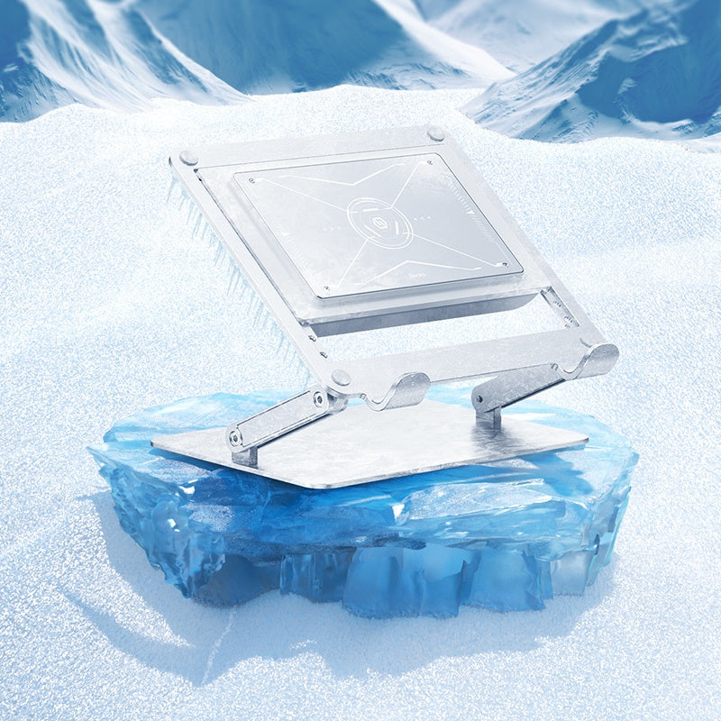 Uniqkart SR06 Gaming Laptop Cooling Pad RGB Light Laptop Cooler Laptop Stand Holder - Style A