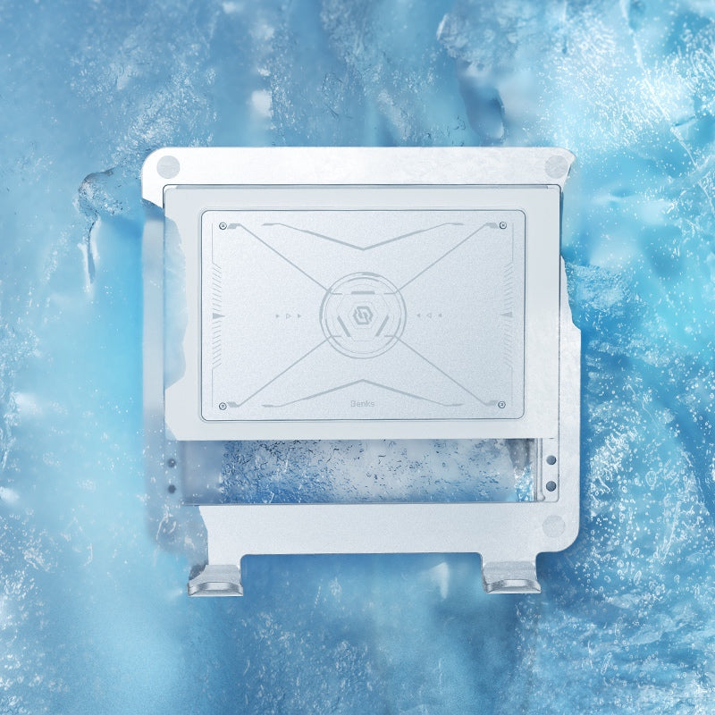 Uniqkart SR06 Gaming Laptop Cooling Pad RGB Light Laptop Cooler Laptop Stand Holder - Style B