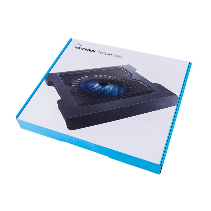 Desktop Notebook Router Heat Dissipation Base LED Light Fan Cooler Stand Laptop Cooling Pad