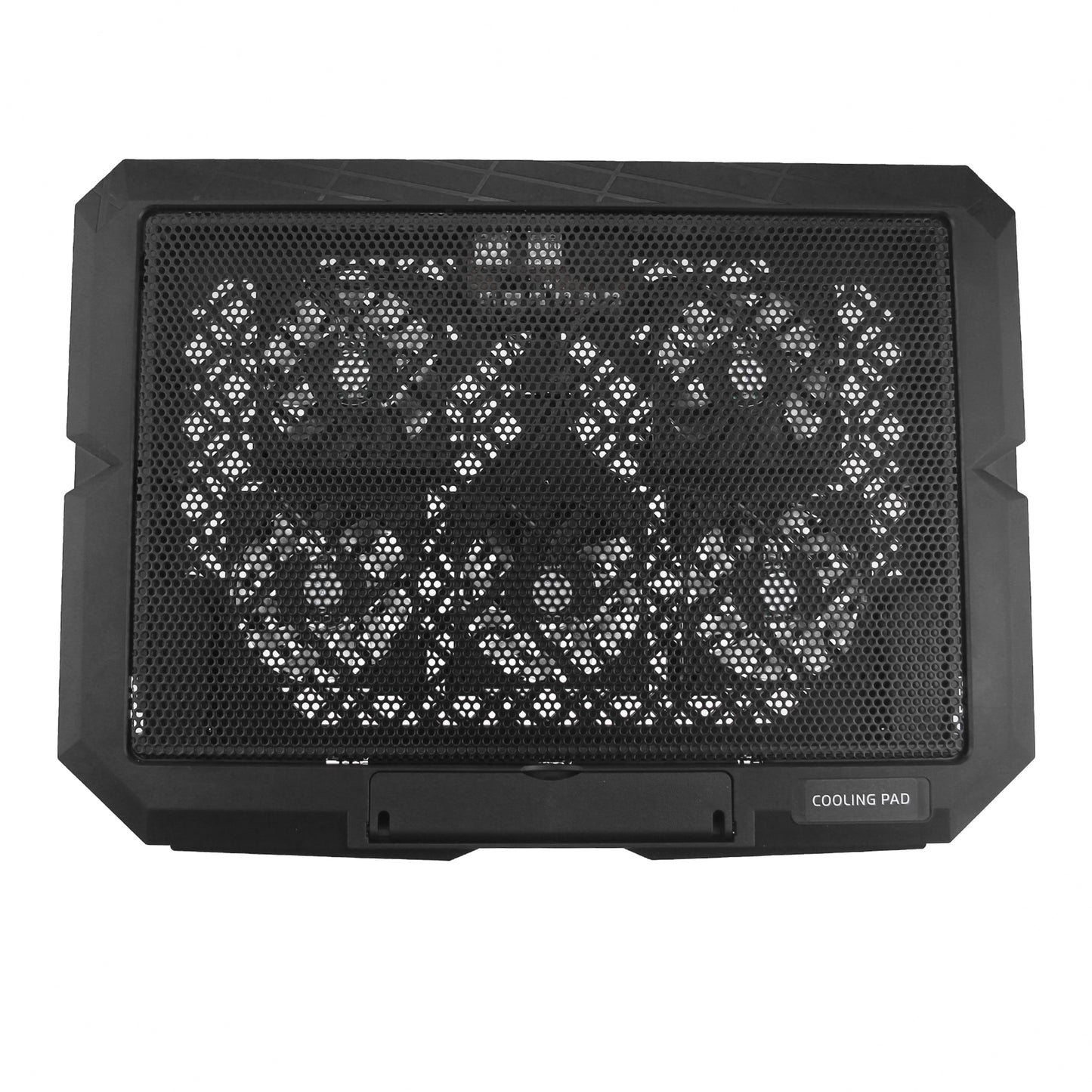 X5 Mute 5-Fan Laptop Cooling Stand Adjustable Wind Speed 7-Gear Height Notebook Cooler - Red Light