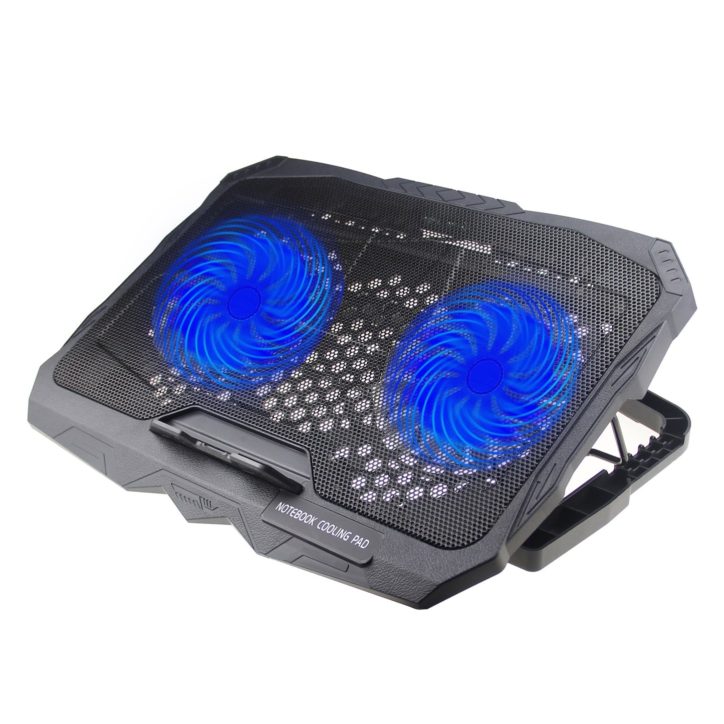 X2 Dual Fan Height Adjustable Mute Notebook Cooler Stand Desktop Laptop Cooling Pad