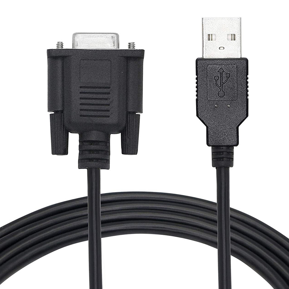 Uniqkart RS232 DB9 9 Pin Female to USB 2.0 Adapter Converter Cable, 1.8m
