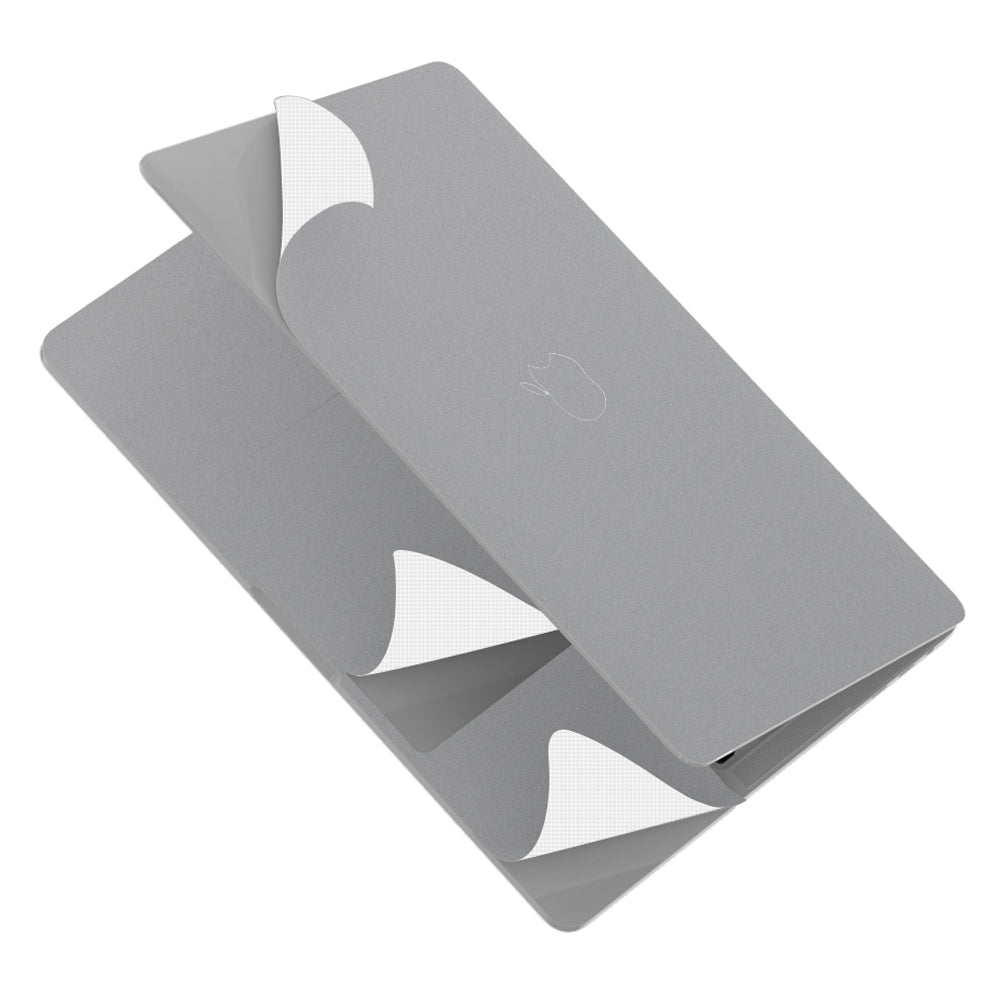 ZGA 5Pcs / Set For MacBook Pro 16 inch (2021) / (2023) A2780 / A2485 Self-adhesive Sticker Paper Cover Film for Laptop Shell / Touchpad / Bottom - Grey