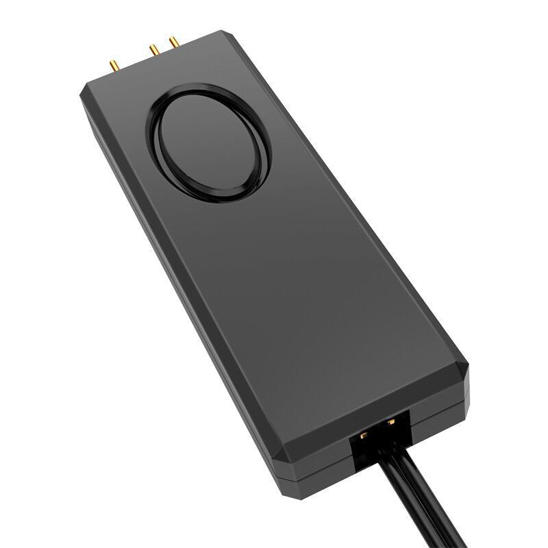 5V 3Pin ARGB Controller Connector SATA Power Supply Remote Control for Chassis Fan Lighting Water Cooler - Black