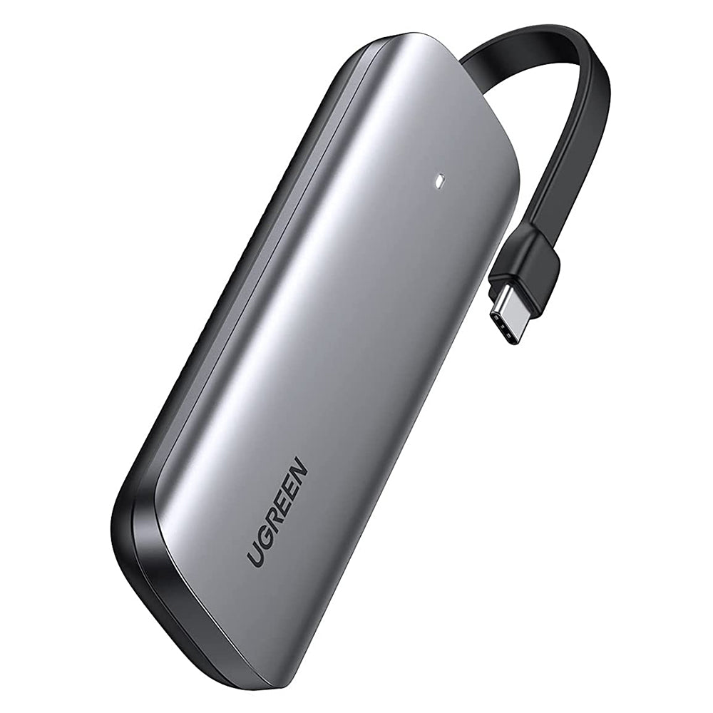 UGREEN 70691 NVMe SSD Enclosure USB C 3.1 Gen 2 M.2 NVME Mobile Hard Drive Case with Cable Support 10Gbps Transfer Speed Compatible with 2230/2242/2260/2280 SSD