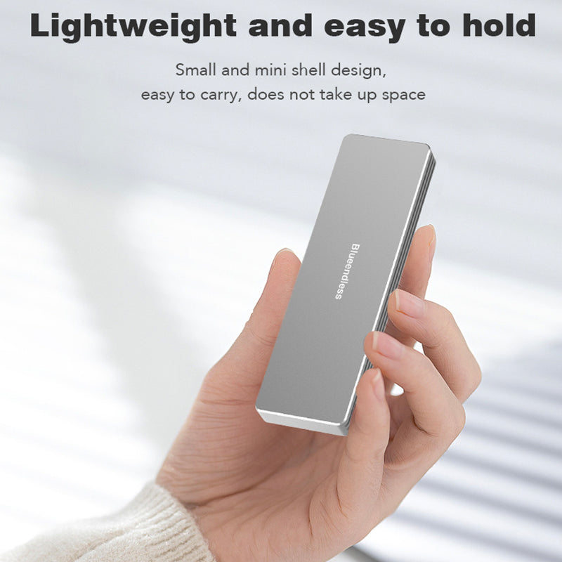 Uniqkart 2801SN Aluminum Alloy M.2 NVME / SATA Dual Protocol SSD Case 10Gbps USB3.1 Hard Drive Enclosure