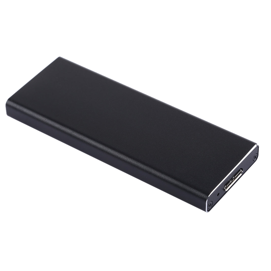 USB 3.0 to NGFF M.2 SSD Aluminum Alloy 6Gbps Solid State Drive - Black