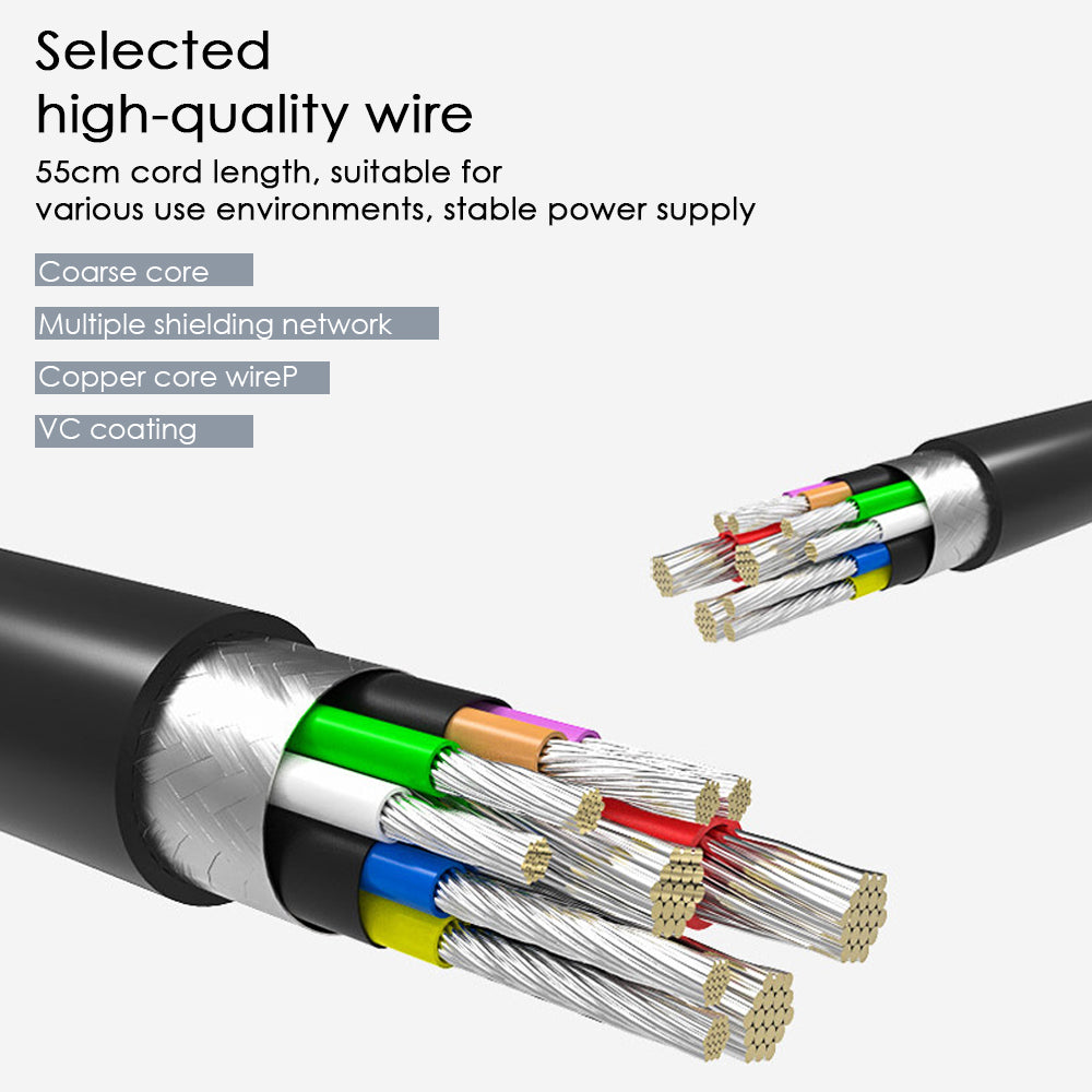 Uniqkart ST239 2.5-inch USB3.0 Mobile Hard Disk Case Transparent SATA External Solid-state SSD Hard Disk Enclosure