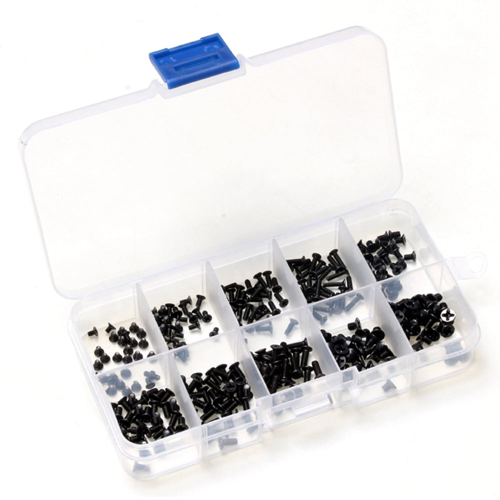 300Pcs M2 / M2.5 / M3 Laptop Screws Set for HP / Lenovo / Samsung IBM, with Storage Box