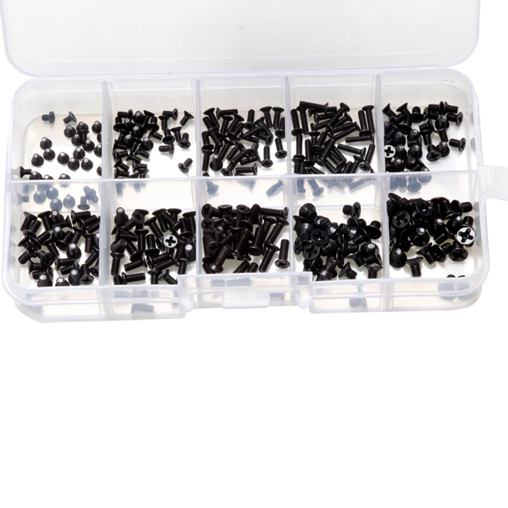 300Pcs M2 / M2.5 / M3 Laptop Screws Set for HP / Lenovo / Samsung IBM, with Storage Box