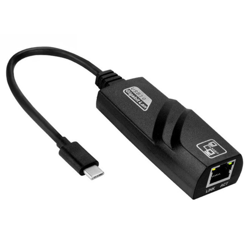 USB 3.1 Type-C to RJ45 100Mbps Adapter Laptop Ethernet Network Cable Connector