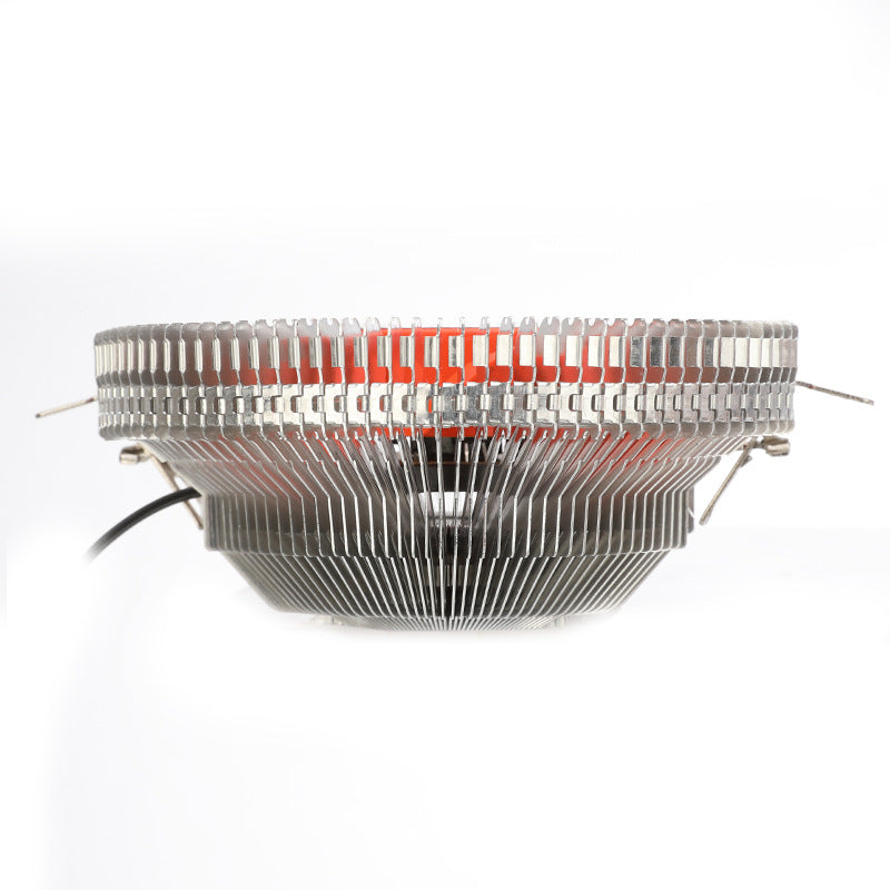 Universal Board CPU Cooler 7 Blades 8cm Silent Fan Radiator Heat Dissipation Cooling Fan Compatible with Intel / AMD Platform