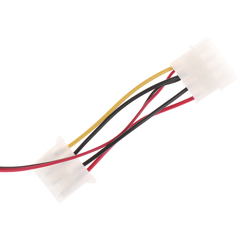 80mm Crystal Clear Cooling Fan 4Pin Computer Fan with Color Lighting for 4Pin CPU, Water-Cooling Radiator Low Noise Fan - Transparent Colorful Light